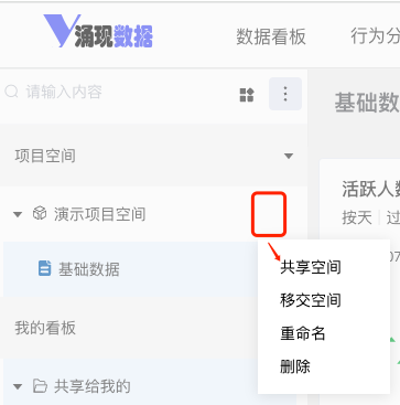 项目空间共享